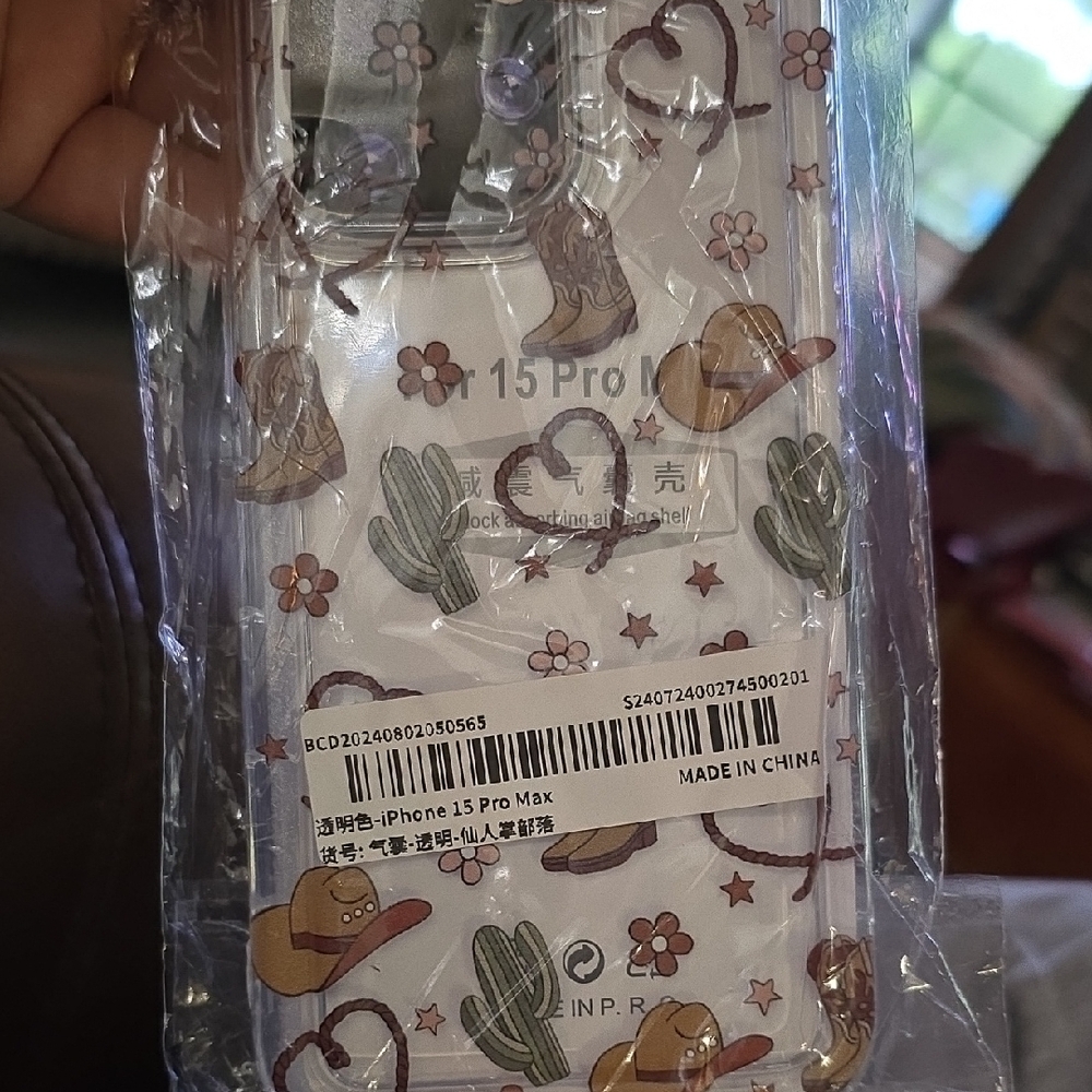 Cowboy Theme iPhone 15 Pro Max Case